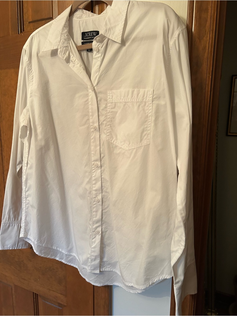 J. Crew Crisp White Classic Button-Down Shirt - Picture 2 of 3